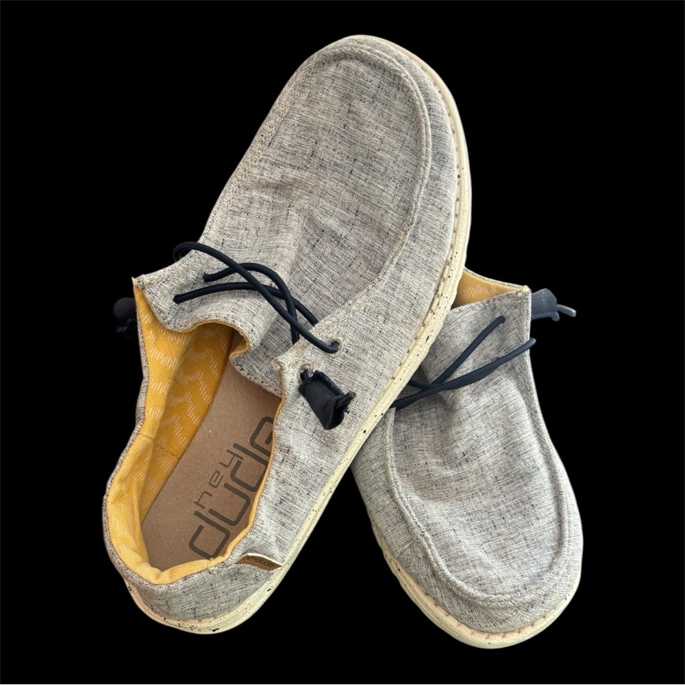 Hey Dude Men or Women’s Light Gray Loafers